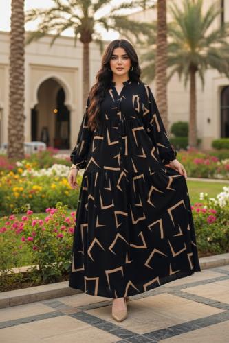 فستان بتصميم عصري