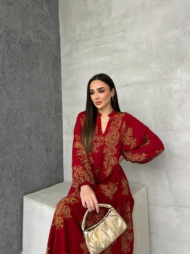 فستان قطن تركي ناعم