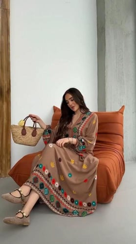 فستان قطن تركي مميز