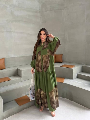 فستان قطن تركي جذاب