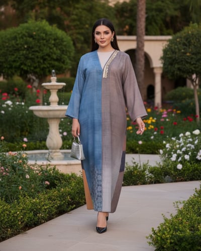 مزينة بالستراس الذهبي