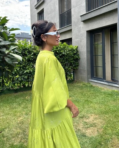 فستان قطن تركي جذاب