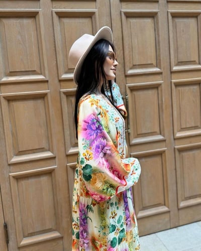 فستان قطن تركي ناعم