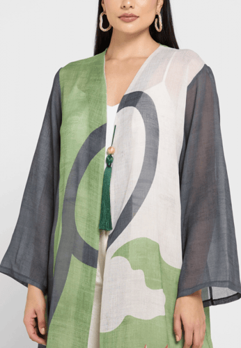 عباية راقية بألوان هادئة صناعة وقماش تركي