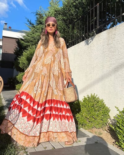 فساتين طويلة مصنوعة بأجود الأقمشة القطنية الباردة...