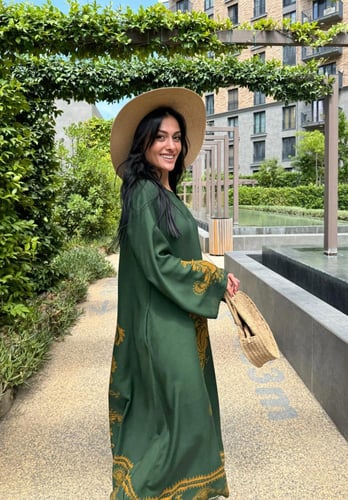 فستان قطن تركي جذاب