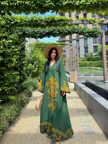 فستان قطن تركي جذاب