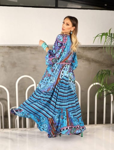 فستان قطن تركي