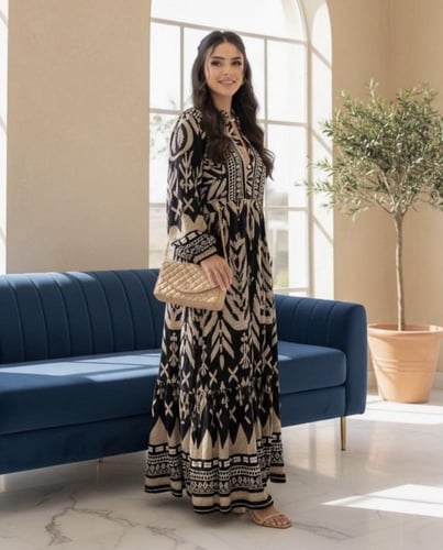 فستان قطن تركي جذاب