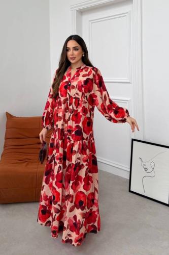 فستان قطن تركي ناعم