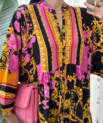 فستان قطن ناعم وفخم