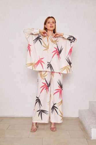 طقم الكتان المميز