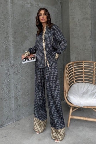 طقم ساتان خامة راقية