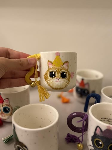 كوب قطط الاحتفال ١٠٠مل