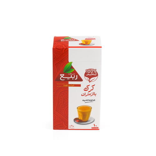 شاي ربيع كرك بالزعفران 10 أظرف