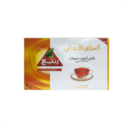 شاي ربيع المذاق الاصلي الاسود 300 خيط