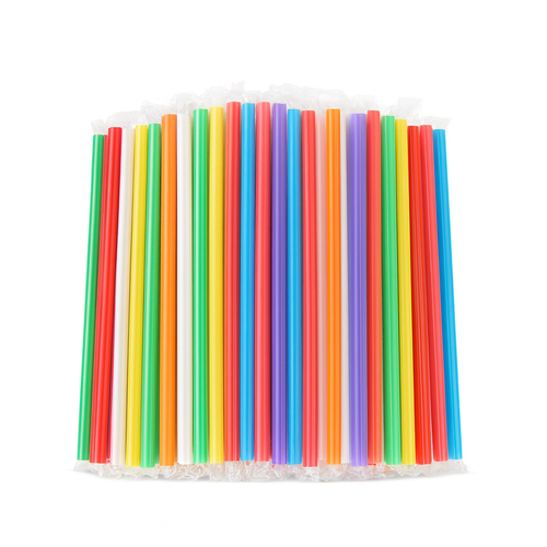 مصاصات بلاستيك ملونة 8 مل