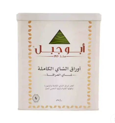 شاي أبو جبل 400 جم تلقيمة علبة حديد