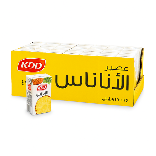 عصير كي دي دي اناناس 180 مل
