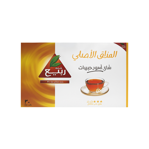 شاي ربيع المذاق الاصلي الاسود 300 خيط