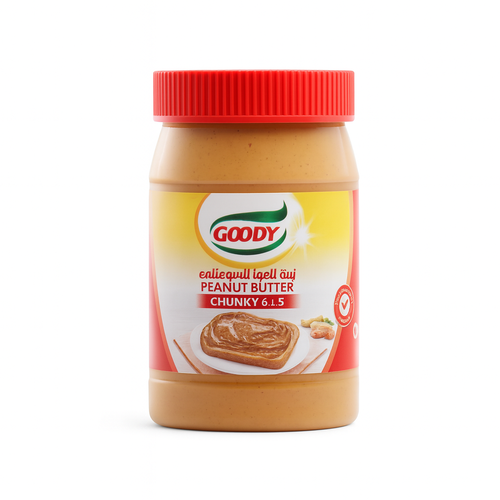 زبدة فول سوداني قودي خشن 510 جم