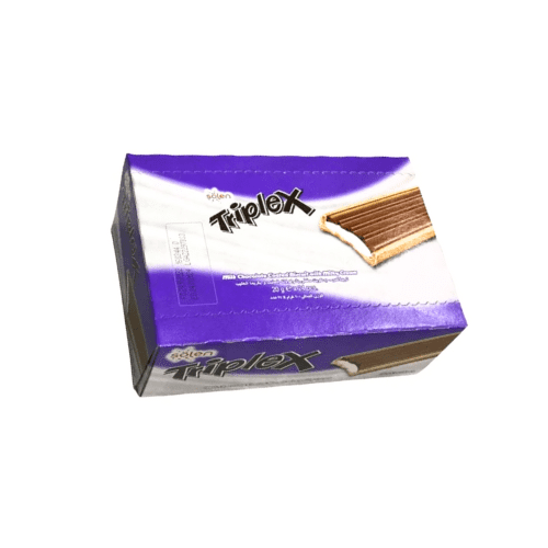 بسكوت تربلكس حليب و شوكولاتة