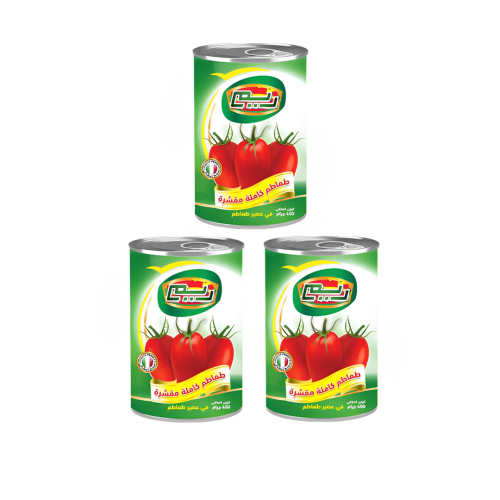 طماطم كاملة مقشرة ريم 400 جم
