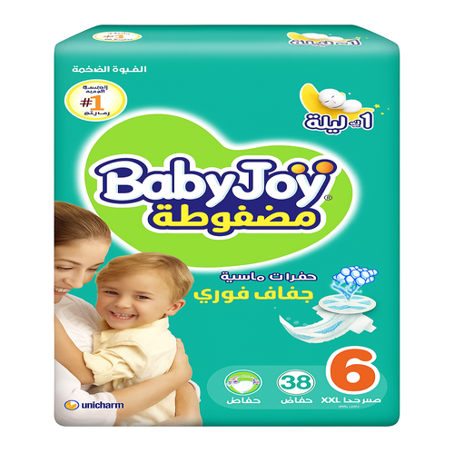 حفاضات مضغوطة بيبي جوي للجفاف رقم 6