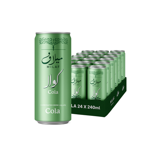 مشروب ميلاف كولا غازي بالتمر 240 مل