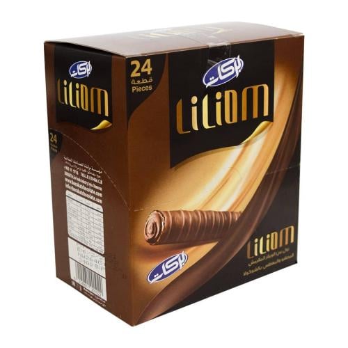 ليليوم رول المحشو بالشوكولا 24 قطعة