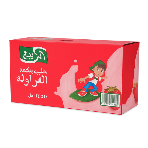 حليب الربيع فراولة 125 مل