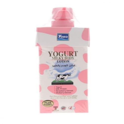 يوكو لوشن الجسم بالحليب والزبادي 400 مل