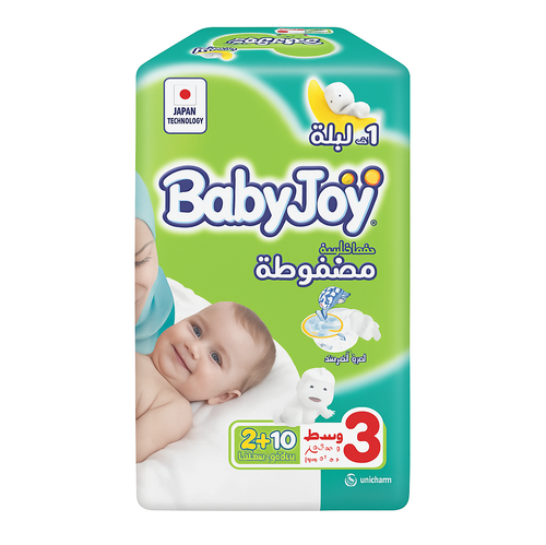 حفاضات ليلية بيبي جوي وسط رقم 3