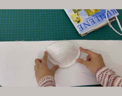 شرح خياطة الكورسيه بكب