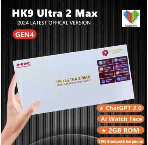 ساعة HK9 ULTRA2 MAX