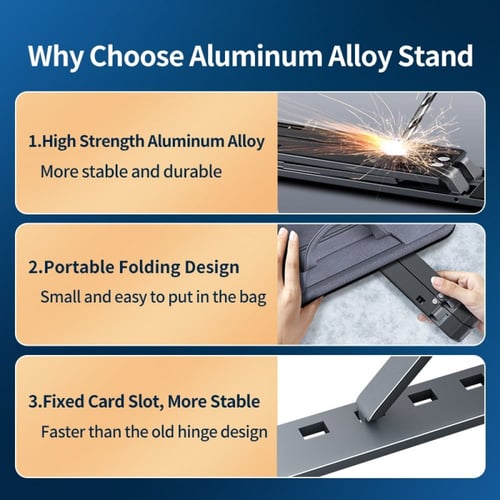 حامل الكمبيوتر المحمول MC N3 من الألومنيوم القابل...