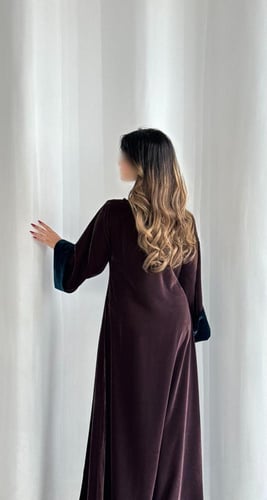 D002-جلابية مخمل