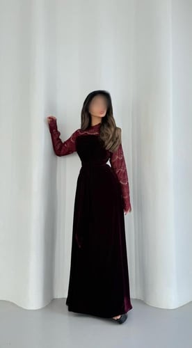 D005-جلابية مخمل