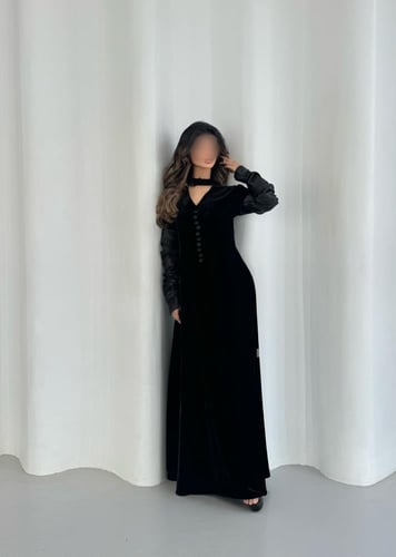 D006-جلابية مخمل