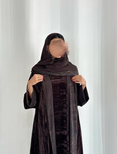 Z201-3-عباية مخمل