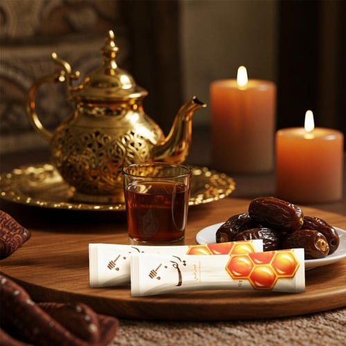 كرتون أظرف عسل 10 جرام عدد 25 ظرف