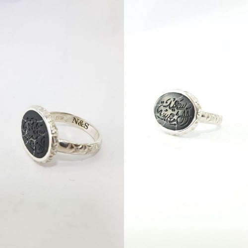 خاتم ملكي فضه خالص - المهاء