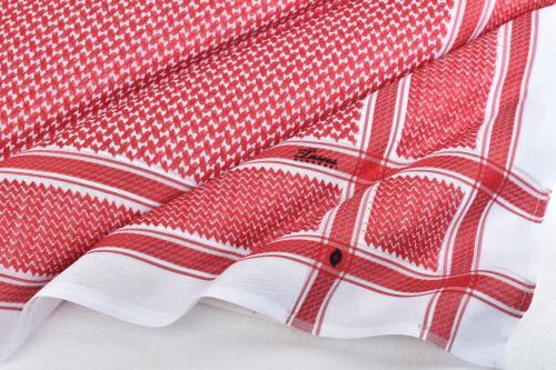شماغ التاسيس احمر غامق