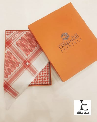 شماغ التاسيس برتقالي F600