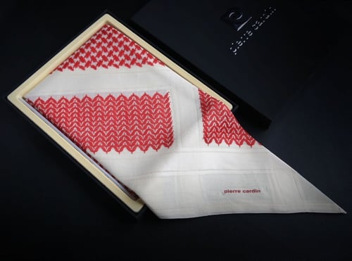 شماغ بير كاردان أحمر بيج الجديد PYC ليفانو