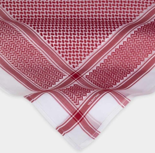 شماغ فالنتينو احمر 2024 الجديد كلاسيك