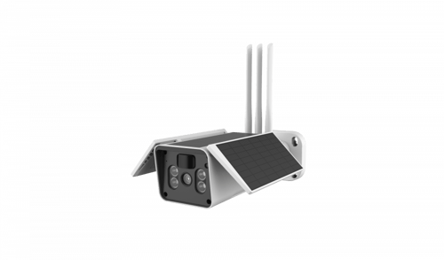 كاميرا ثابته تعمل بالطاقة الشمسية وشريحة بيانات