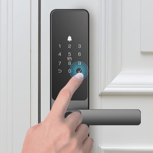 قفل باب الكتروني من ezviz موديل DL05 ببصمة الاصبع،...