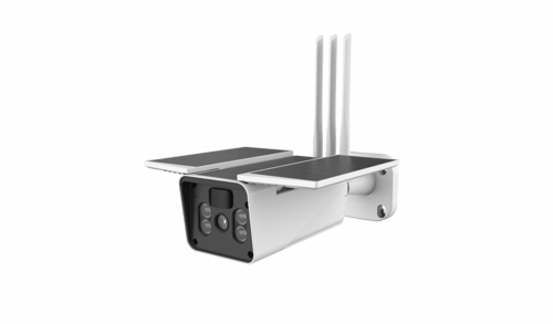 كاميرا ثابته تعمل بالطاقة الشمسية وشريحة بيانات