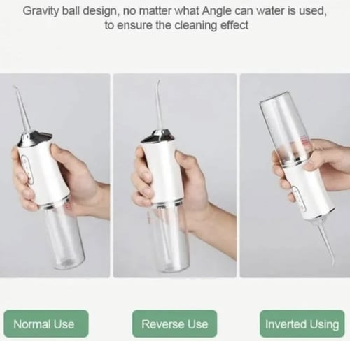 جهاز خيط الاسنان المائي+فرشه مائيه